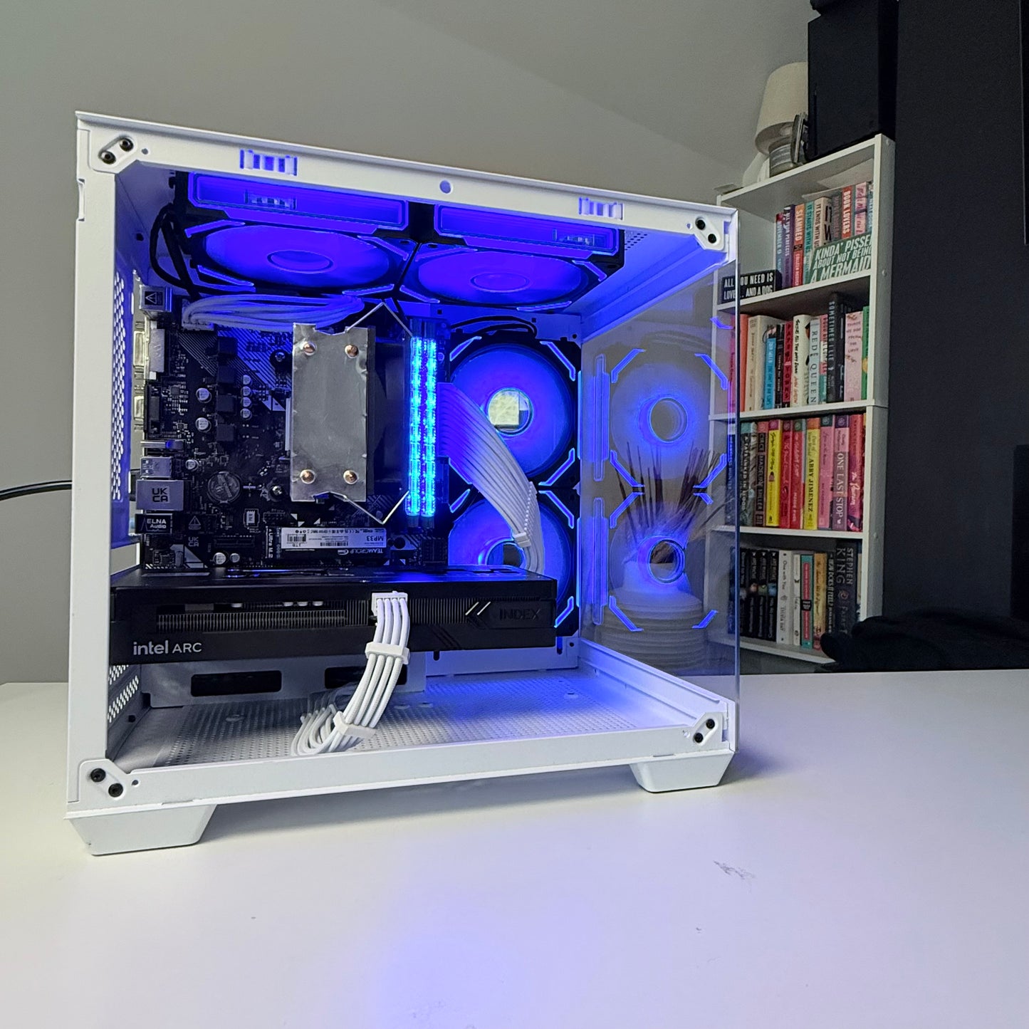 Prebuilt Gaming PC – Ryzen 5, Intel Arc B580 12GB, 16GB RAM, 500W Power Supply – 1080p Gaming Performance