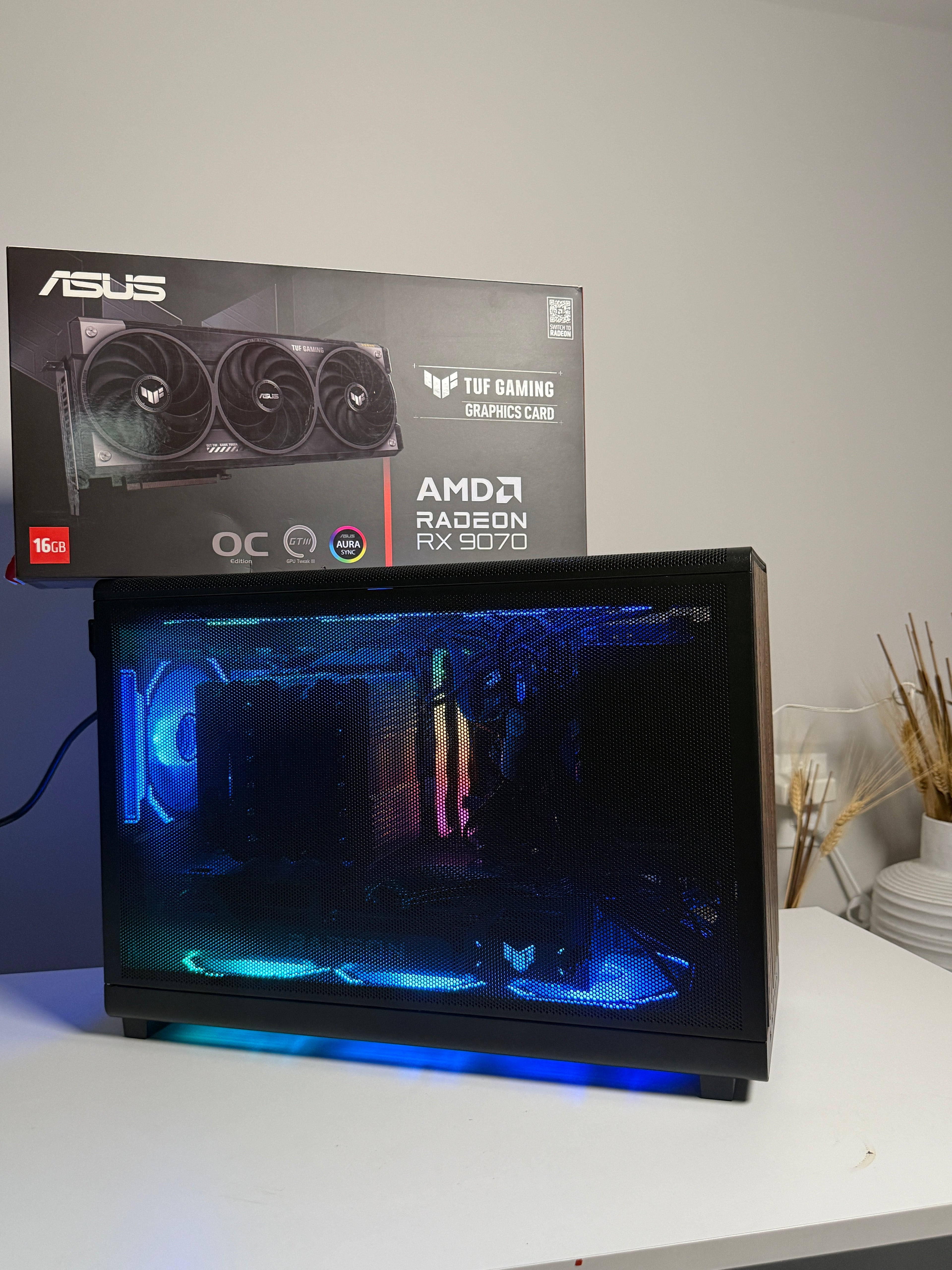 Rx 9070 Gaming Computer Ryzen 5 9600x Gaming Desktop