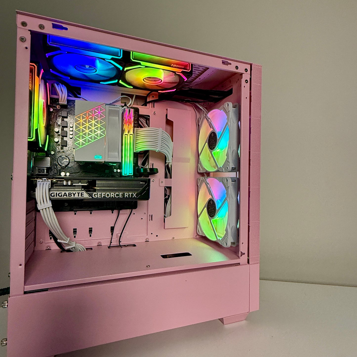 Pink 1080p Gaming PC RTX 3060 TI