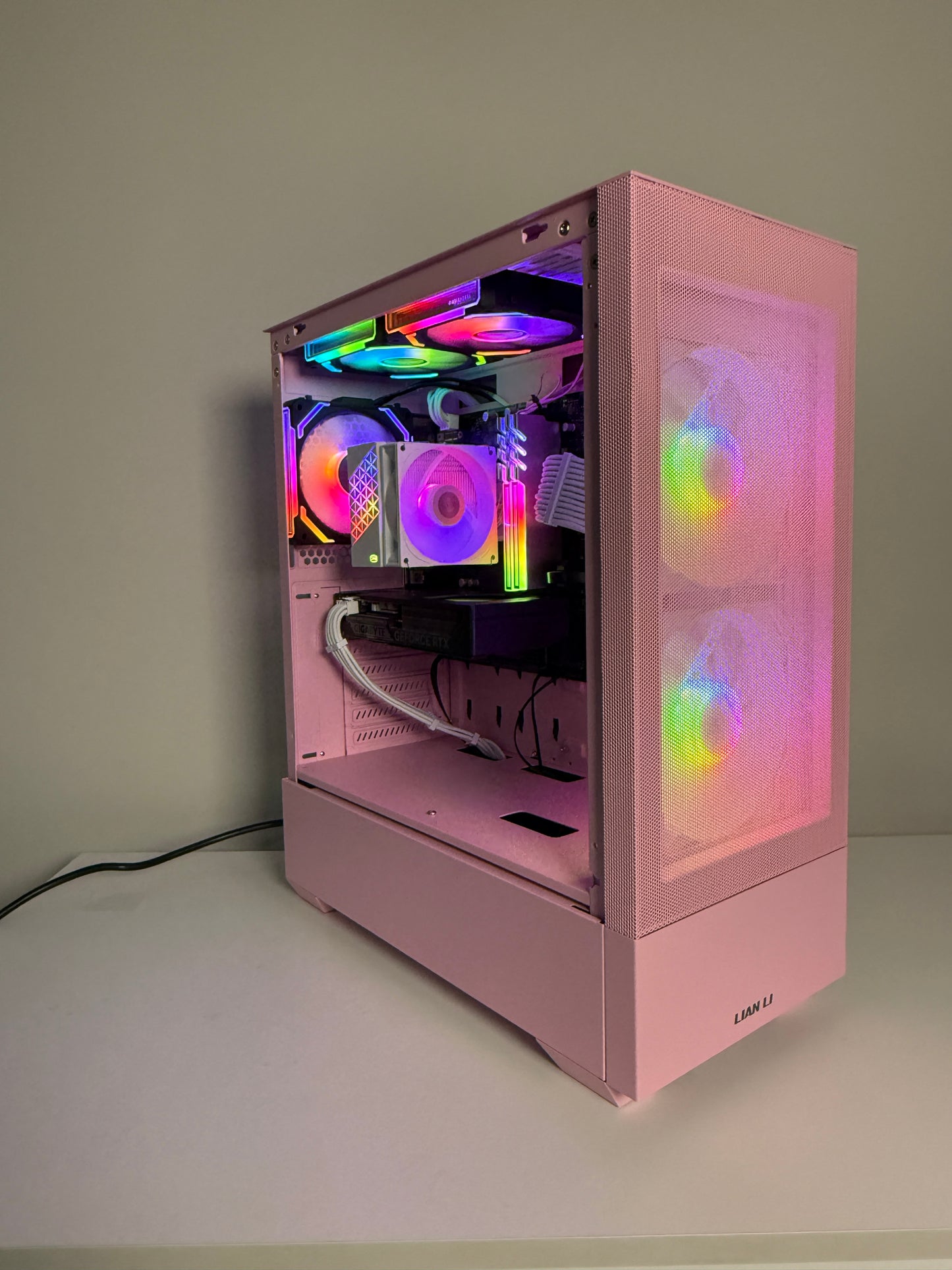 Pink 1080p Gaming PC RTX 3060 TI