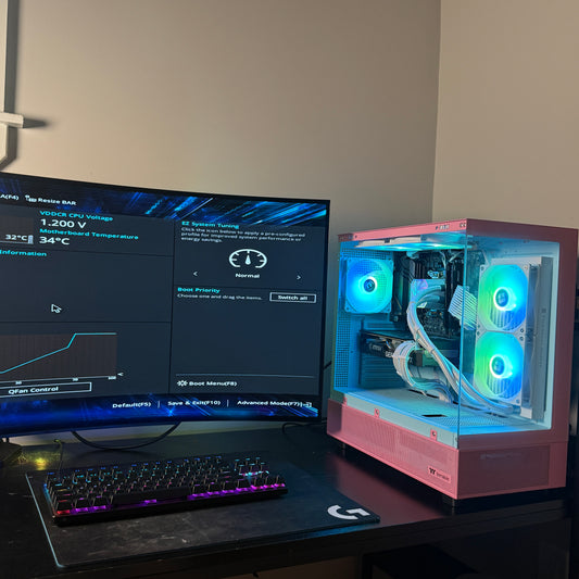 RTX 3060 ti Pink 1080p Gaming PC