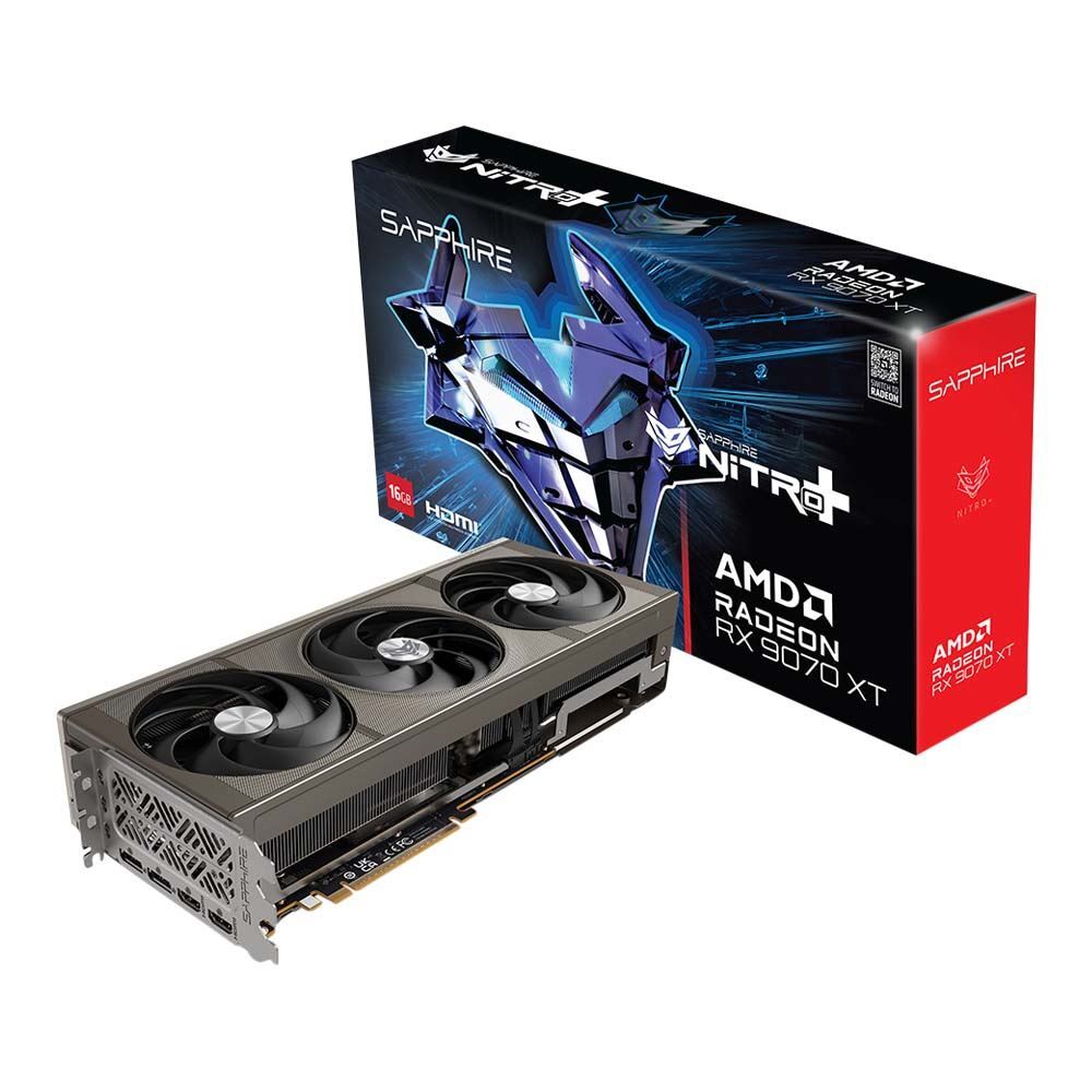 Sapphire Video Card NITRO+ Radeon RX 9070 XT Gaming 16GB GDDR6